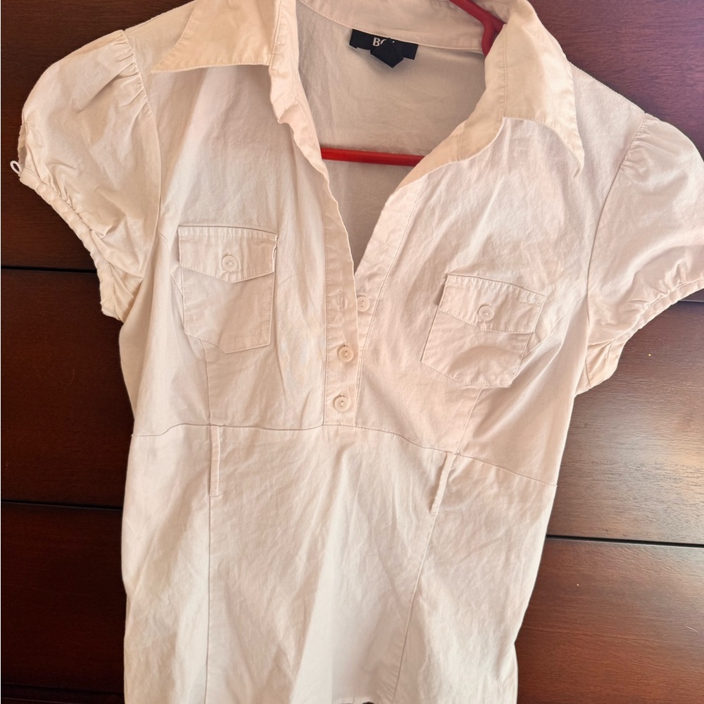 White button up Y2K
